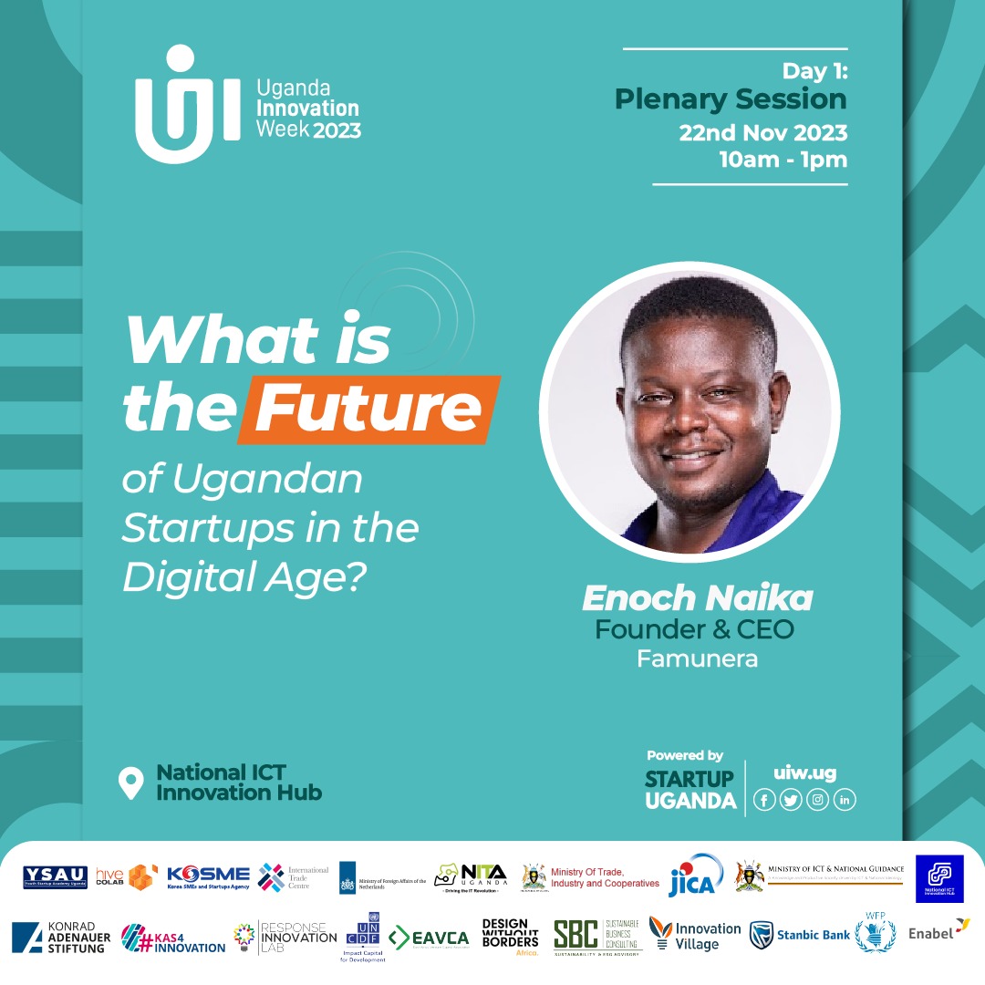 naikajulius's tweet image. Let&apos;s meet and engage at this year&apos;s Uganda Innovation Week 🤝🏽 #UIW2023