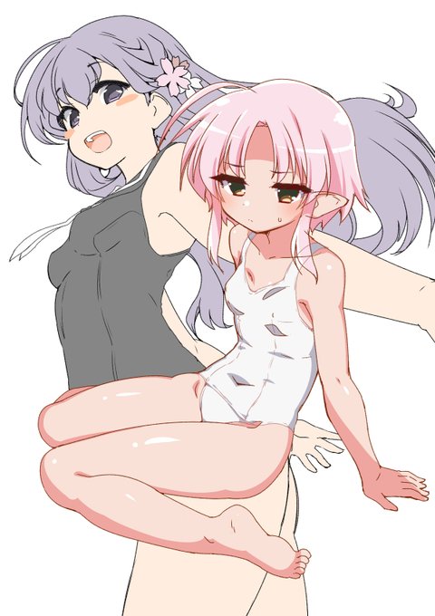 ついなちゃんオンリーに間に合わせようと
昨日から描き始めてるし
今日締め切りで間に合うか分からん
水着らくがき本にのっける予定の
ゆきちゃんとショートついなちゃん 