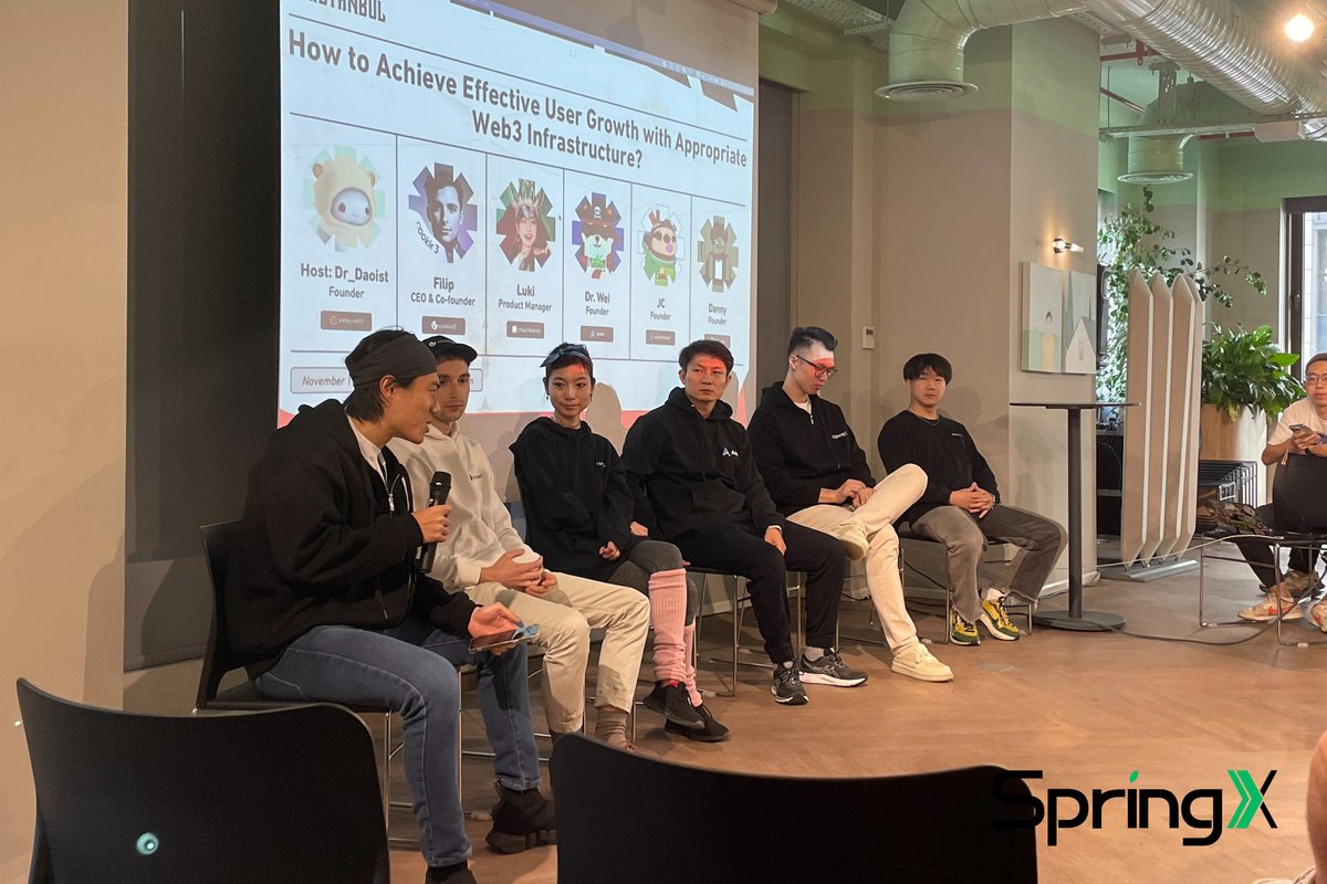 BuidlerDAO's tweet photo. The camaraderie amongst #SpringX01 founders has blossomed beautifully! 🌱 Warmth and bonds grew with each shared insight and laugh. Already looking forward to the next vibrant gathering of minds and spirits! 🤗💼
SpringX. By Founders, For Founders. https://t.co/Dy6TycDQjt