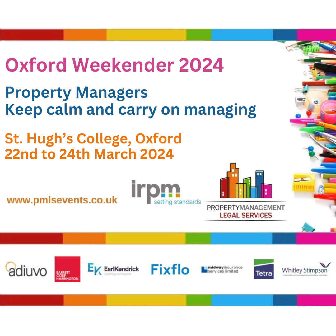 IRPMONLINE's tweet photo. Our #OxfordWeekender2024 tickets are now available to book!
We’re back with PMLS at St Hugh's College, Oxford in March 2024.
Our members have the opportunity to take their Level 3 & Level 4 exams in Leasehold Management.
Book now: https://t.co/J8q1D7jEfI
See you at St Hugh’s! https://t.co/PakdAqas6p