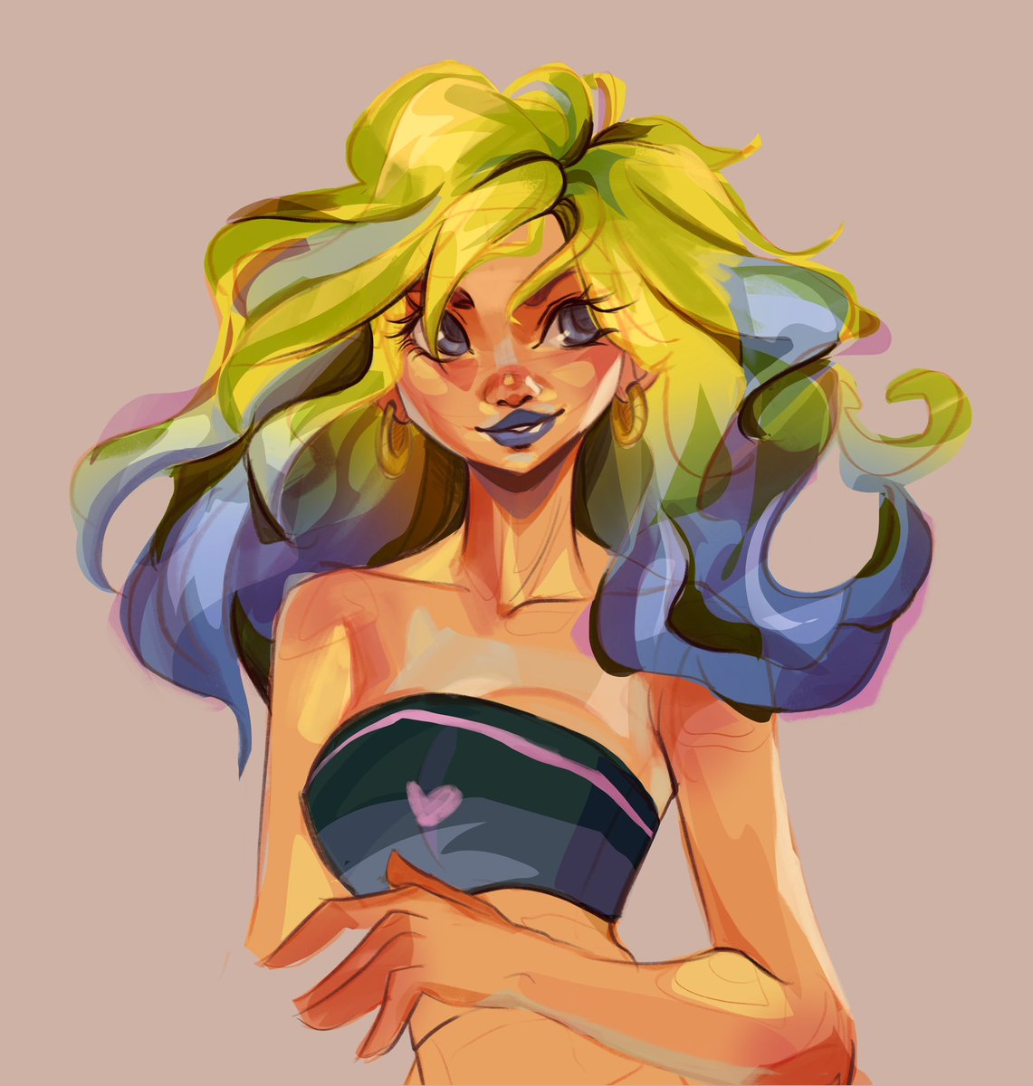 goth_risa's tweet photo. Did a couple of @loishh studies lately and I just love the colors and shapes in her art soooo much!!! 😍😍 https://t.co/a7v1ntffsF