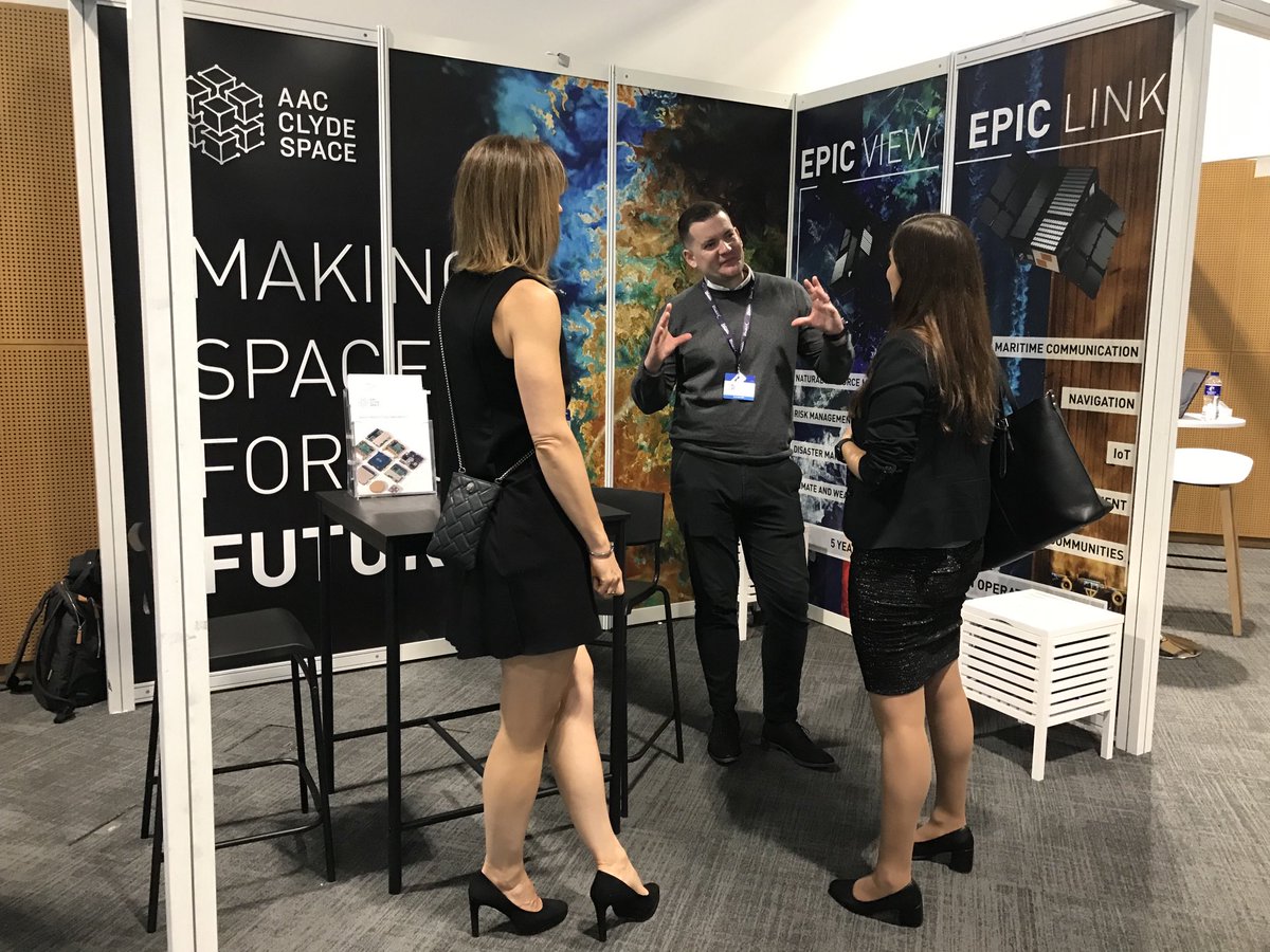 Always good to be back at the UK Space Conference - our CCO in full conference mode!