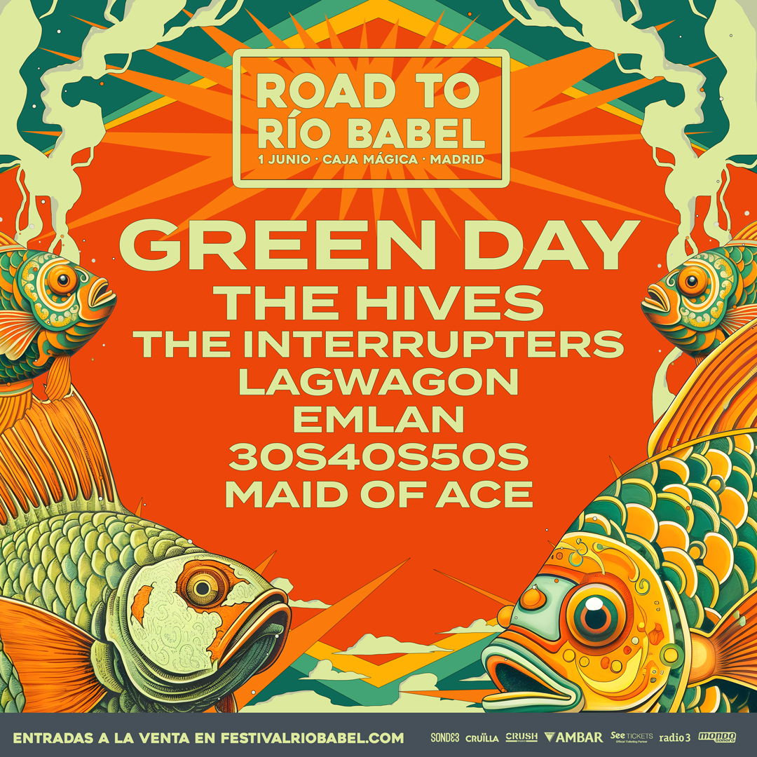 FestRioBabel's tweet photo. 🔥CARTEL COMPLETO🔥

Os traemos seis nuevos nombres que acompañarán a los protagonistas de Road To Río Babel, Green Day. 

⚠️¡Rápido! quedan muy pocas entradas en @SeeTickets_ES 

https://t.co/uP03THNanN

Nos vemos el 1 de junio en la Caja Mágica, Madrid. https://t.co/V8gZFbiEQC