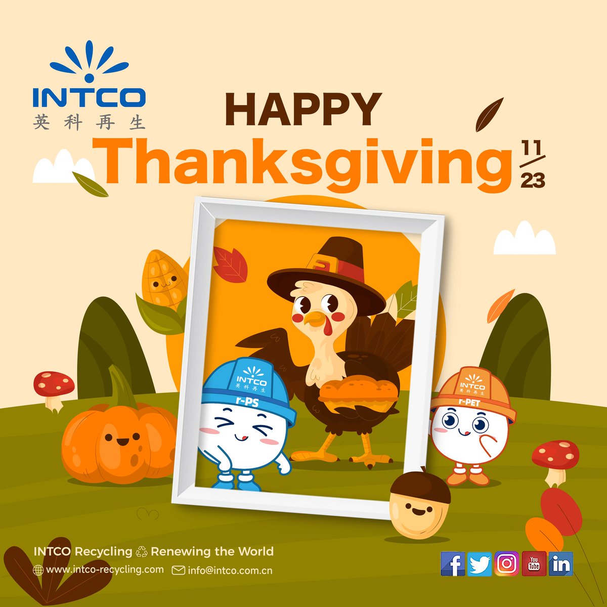 IntcoRecycling's tweet photo. Your presence and support have meant everything to me. 🥰

This Thanksgiving, I want to express my deep gratitude and wish you a holiday filled with unforgettable memories.💕

#thanksgiving2023 #thanksgivingdecor #Thanksgiving #memories #turkey #pictureframes #Holidays https://t.co/FYTSlkoNSq