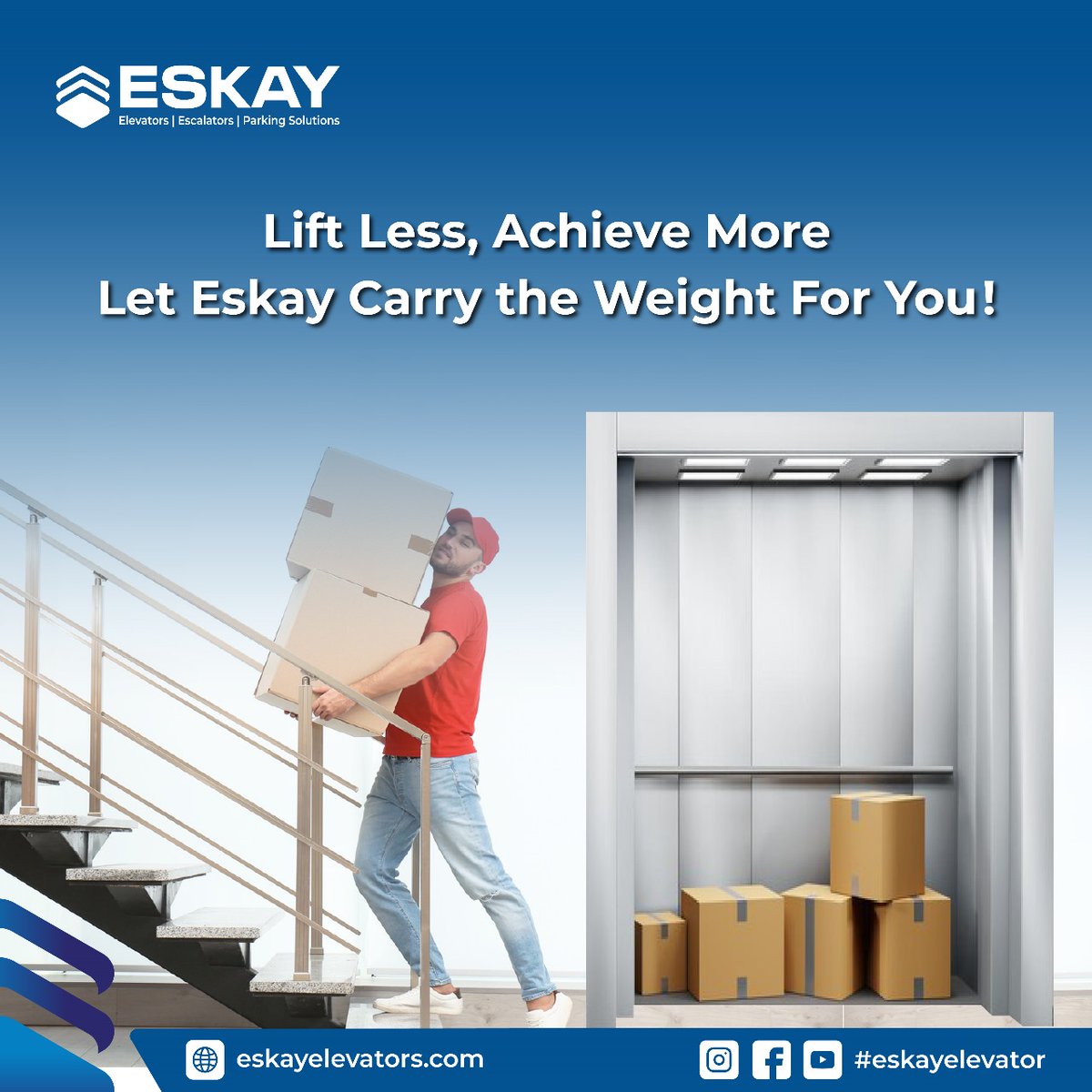 eskayelevators's tweet photo. Say Goodbye to the Stair Struggle and Hello to Elevator Ease.

Keep it cool, keep it easy – your shortcut to stress-free elevation with Eskay.

DM us now to discover how Eskay Elevators can take your vertical transportation to new heights.

#ElevateWithEskay #StressFreeElevation https://t.co/KQW0PdNrlL