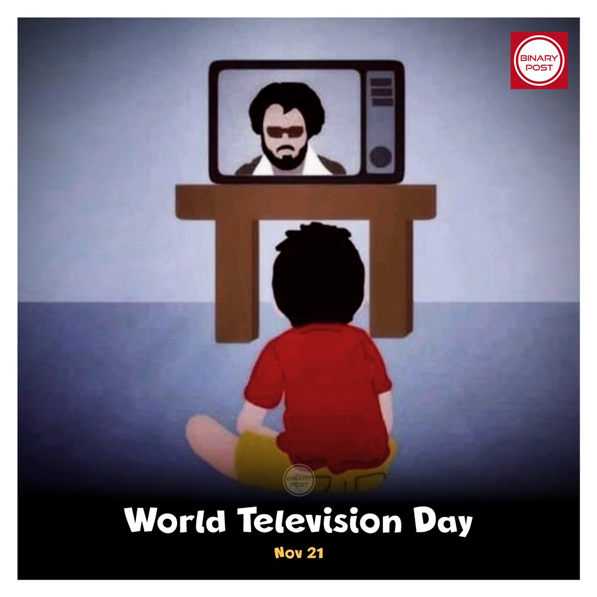 Nov 21, உலக தொலைக்காட்சி தினம்...

#WorldTelevisionDay

#Thalaivar 🤘 #Superstar #Rajinikanth #TelevisionDay @rajinikanth #BinaryPost