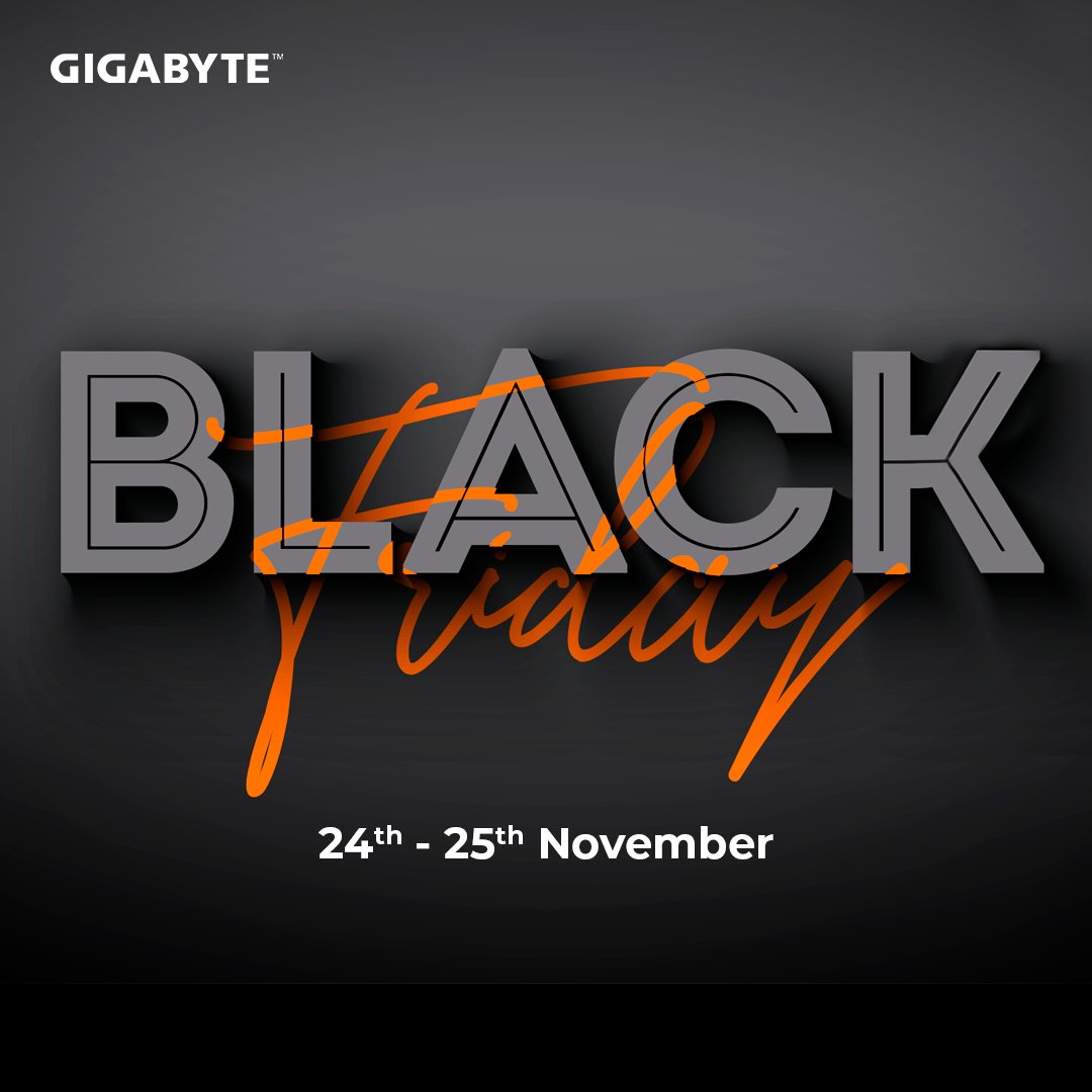 Aorus_IN's tweet photo. GIGABYTE Black Friday Sale is here! Get ready to #UpgradeWithAORUS and get that gaming rig you have been dreaming for!
#AORUS #GIGABYTE #BlackFridaySale #GIGABYTESale https://t.co/57AnWgSxNs