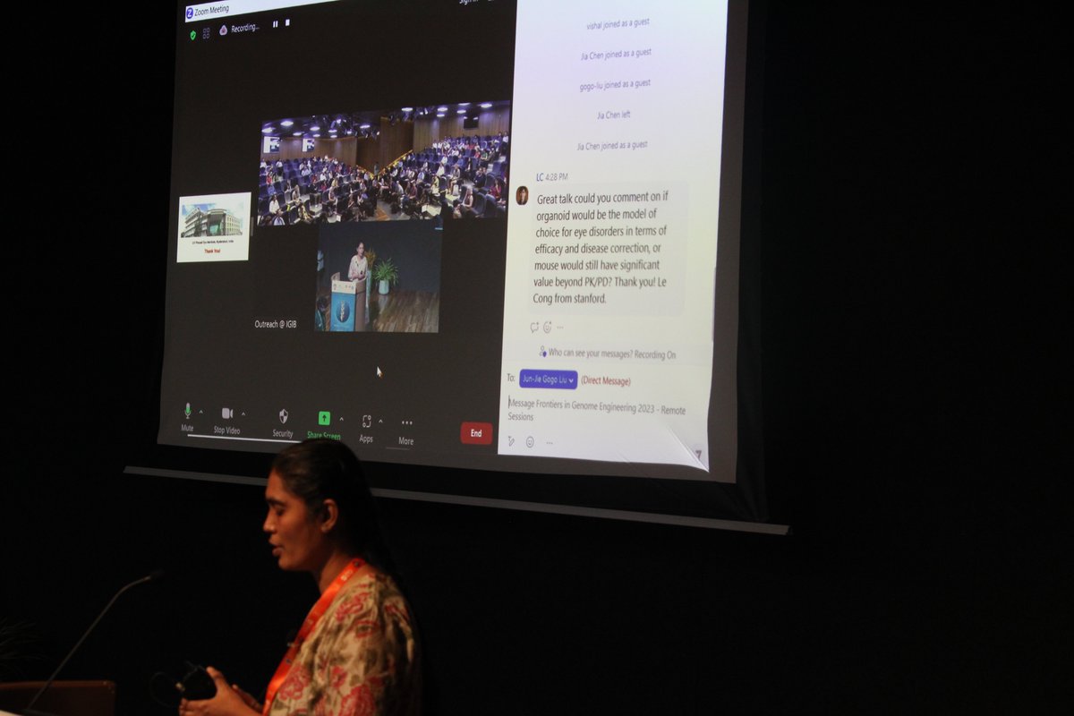 FGE2023 IGIB (@fge2023) on Twitter photo Dr Indumathi Mariappan from <a href="/lvprasadeye/">LVPEI</a> presented her incredible work in her talk titled "CRISPR tools to generate iPSC and zebrafish models to study eye diseases" <a href="/FGE2023/">FGE2023 IGIB</a> <a href="/bitsgoa/">bits pilani goa</a> <a href="/IGIBSocial/">CSIR-IGIB</a> #FGE23Goa #FGE2023Goa Dr Indumathi Mariappan from <a href="/lvprasadeye/">LVPEI</a> presented her incredible work in her talk titled "CRISPR tools to generate iPSC and zebrafish models to study eye diseases" <a href="/FGE2023/">FGE2023 IGIB</a> <a href="/bitsgoa/">bits pilani goa</a> <a href="/IGIBSocial/">CSIR-IGIB</a> #FGE23Goa #FGE2023Goa