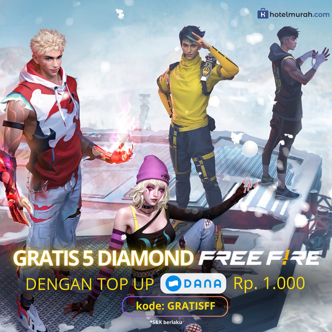 HotelMurahcom's tweet photo. PROMO GAMES BALIK LAGI!!!🎉📷   

Top-up DANA mulai dari 1.000 di https://t.co/MAhJQAQek6,  gratis diamond FREE FIRE!!

Ambil promonya sekarang! info lebih lanjut, cek website/aplikasi https://t.co/MAhJQAQek6

 #TopupDANA #FreeFire #DiamondGratis #PromoGames #DiamondFF https://t.co/Wll3VILRHW