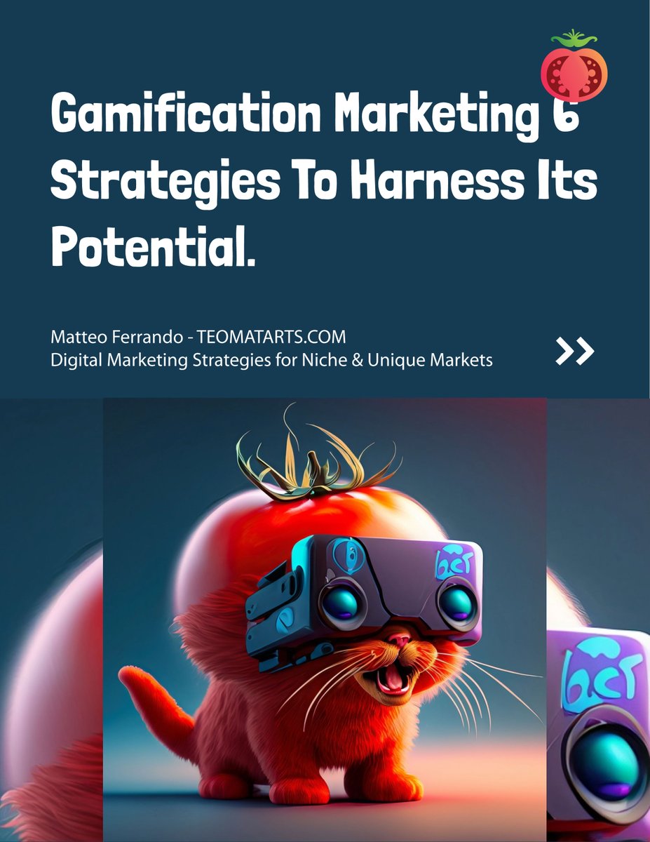 teomatarts's tweet photo. Gamification Marketing 6 Strategies To Harness Its Potential

Read the full article:
https://t.co/yw4ZYVtQBh

#GamificationMarketing #DigitalMarketing #MarketingStrategy https://t.co/WyPzYUfxPI
