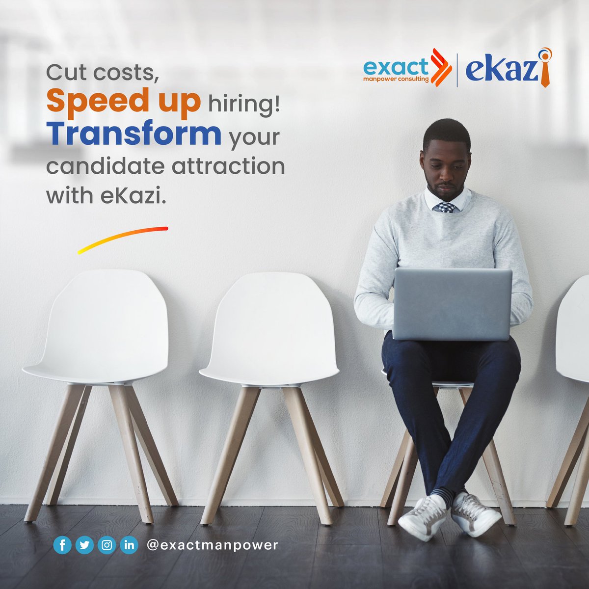 ExactManpower's tweet photo. With a pool of over 20,000 registered users and a data drive process, you identify qualified candidates faster.

Get started with eKazi today! https://t.co/0wfK2XDuMt

Contact us today via https://t.co/zrXrNNgBVm or call +255 677 975 251

#eKazi #ExactManpower #Hr #Humanresources https://t.co/hG6fKRJDV9