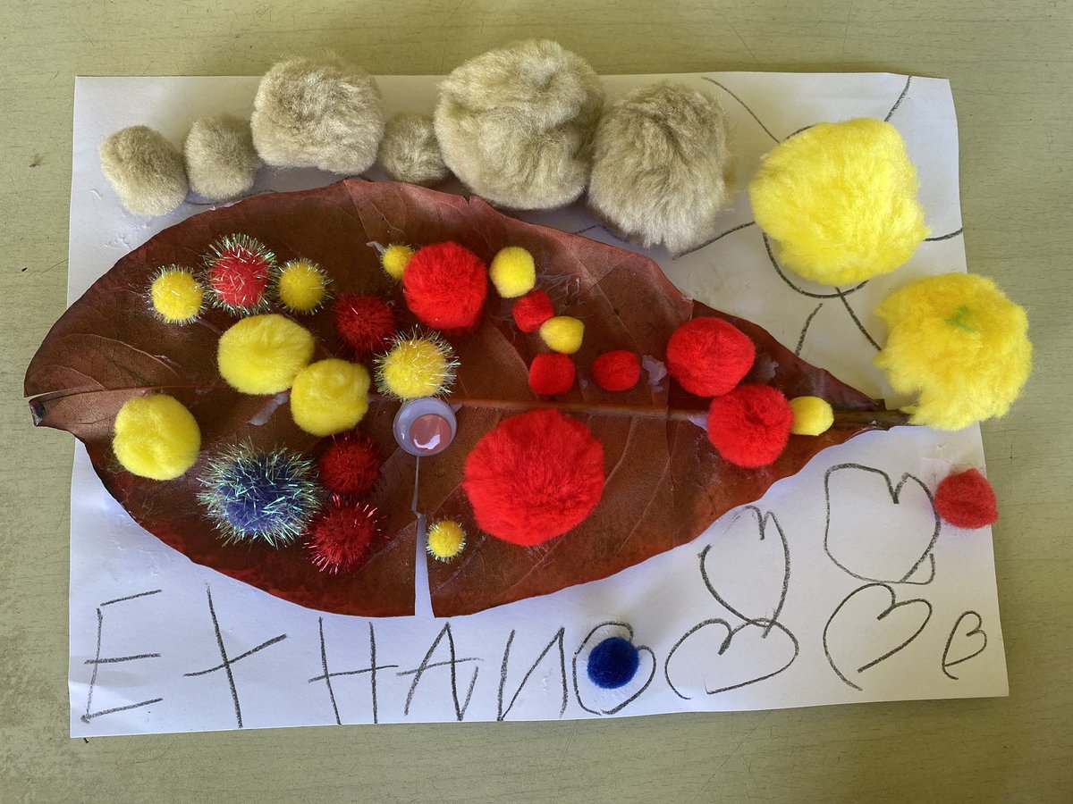 Our KG students used their #communicationskills and #thinkingskills to create engaging stories with nature while we explore living &amp; non-living things! I love their creativity 🤩. #literacy #storytelling #istafricalearns #STP
