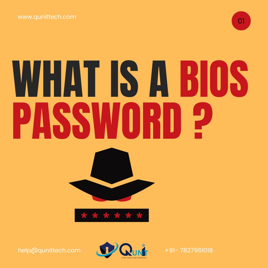 qunit0001's tweet photo. WHAT IS A BIOS PASSWORD?

📧 Email: help@qunittech.com
📞 Phone: +91-7827961018
#qunitcybersecurity #qunittech #qunittechnologies #cybersecurity #cybersecurityawareness #cybercrimes #cyberattack #passwords #passwordsecurity #biospassword #passwordprotected #hacker #cybercriminals https://t.co/udnJJwgyJD