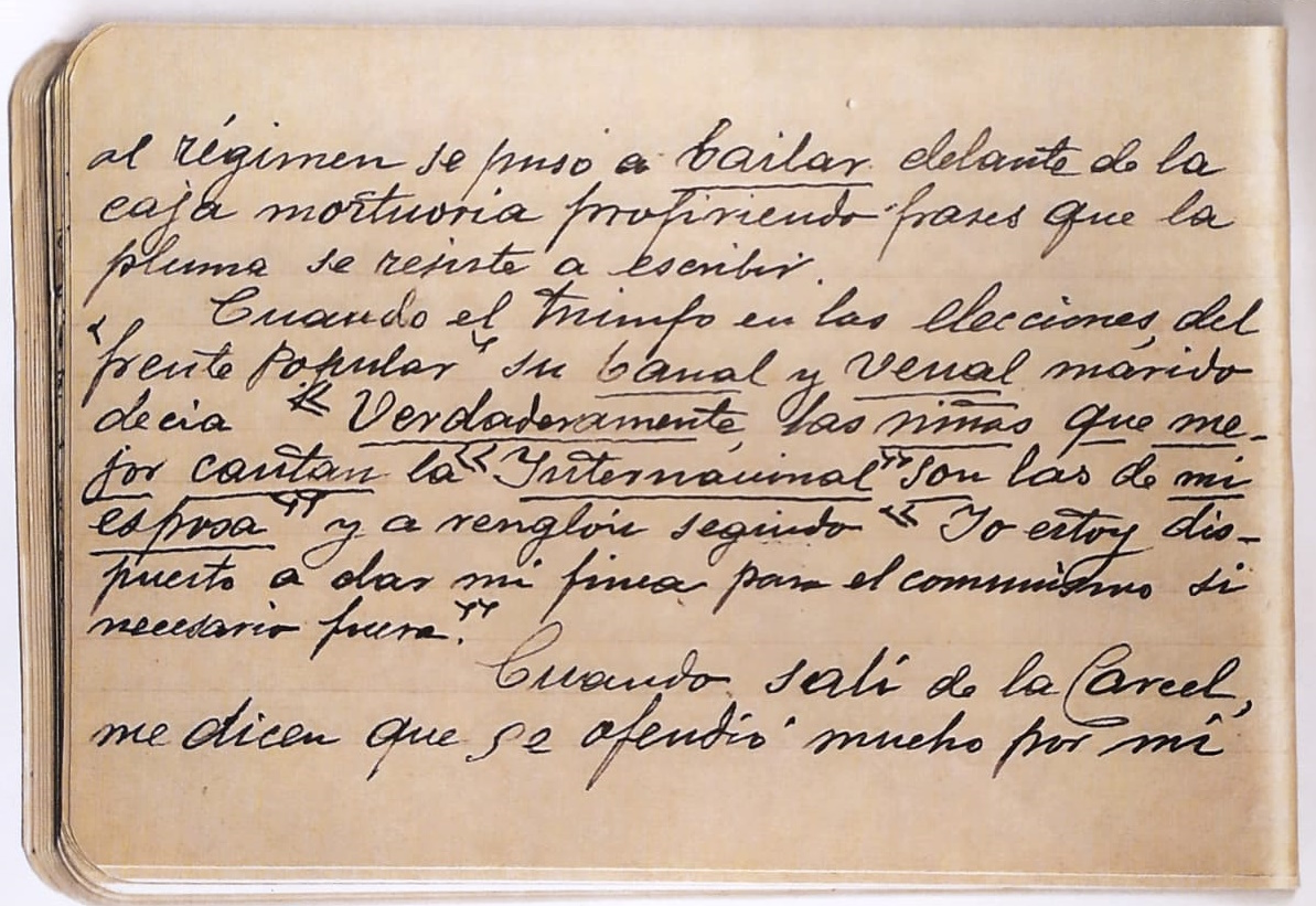 Brigantium4's tweet photo. #MemoriaCelanova O dietario do mestre represariado José Camilo Soto Losada, que conta vivencias persoais do tempo da República, a guerra e a ditadura en Celanova. Aquí fala dunha mestra de Vilanova... #Celanova1936 @FAMYR_Asturias https://t.co/VjxcQG0qVt