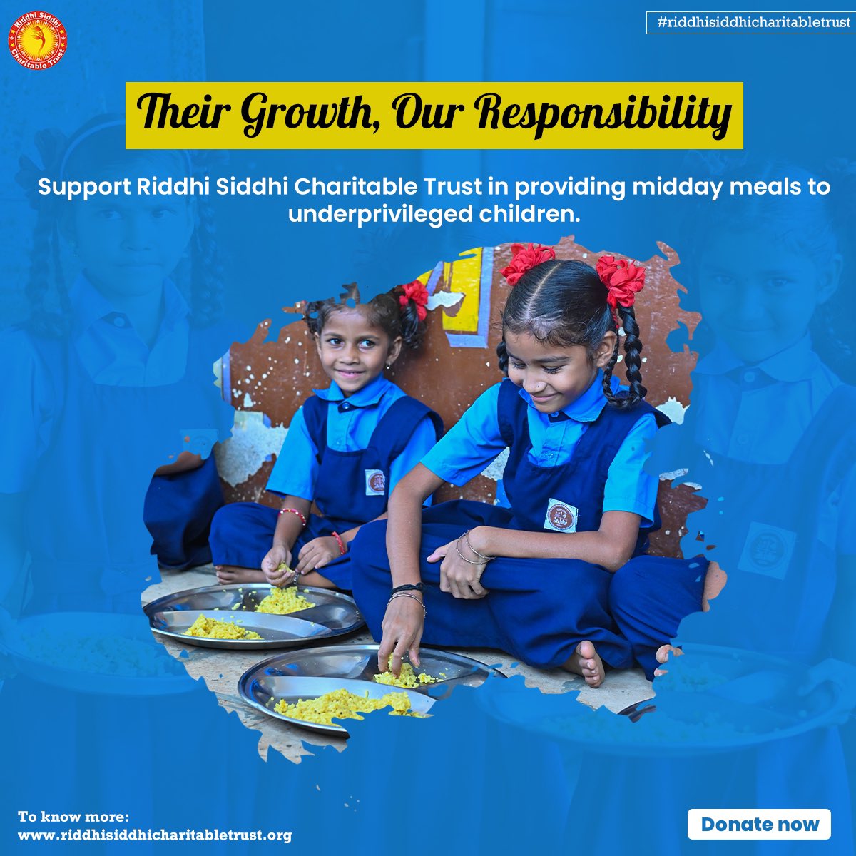 RiddhiSiddhiCT's tweet photo. Let’s work together to ensure that every child has access to nutritious food.
Contribute Now.
.
.
#midday #meal #middaymeal #schoolchildren #kids #poor #underprivileged #smallkids #educate #spreadlove #donate #support #feed #feedhomeless https://t.co/iocWb27QID