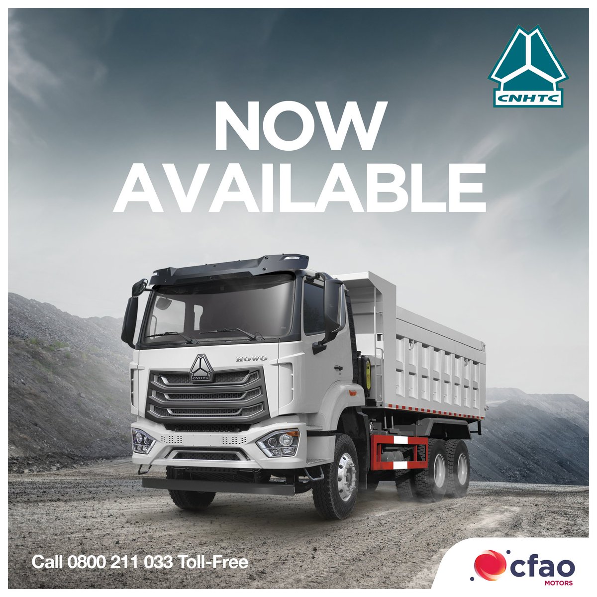 Get the job done in time with Sinotruk – Now available at CFAO Motors Uganda.

#SinoTrucks
#CFAOMotors