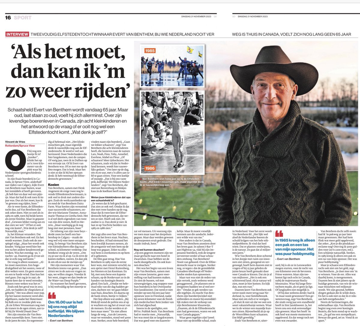 Held! En hij heeft gelijk de volgende komt elke dag een dag dichterbij!