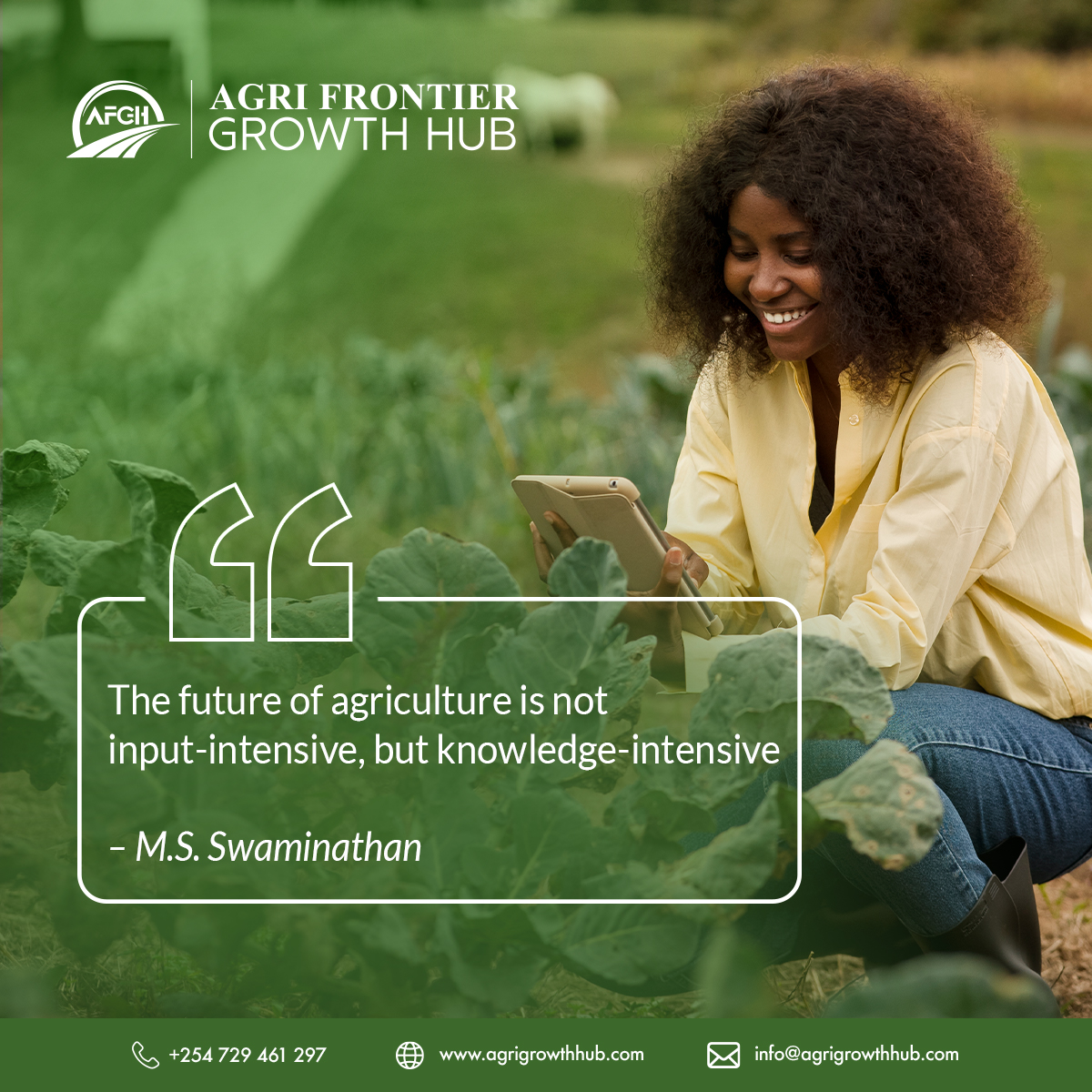 agrigrowthhub's tweet image. If you run a medium agribusiness enterprise and are looking to leverage technology to scale your operations, then you will greatly benefit from our accelerator program. 
#agribusiness #agrigrowthhub #agrifinancing