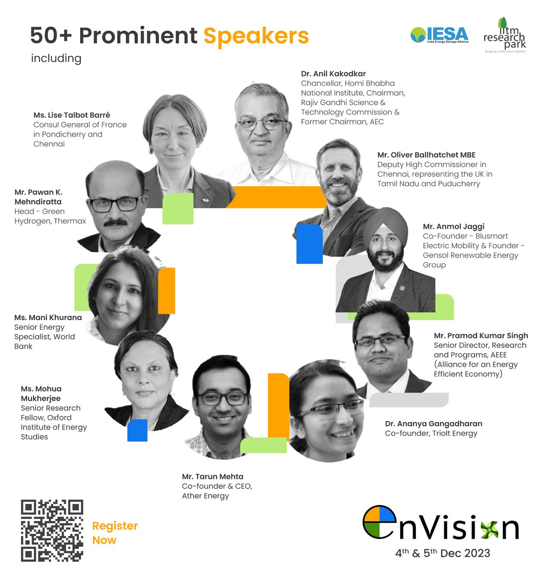 Get ready to be inspired by these thought leaders at EnVision 2023, as they engage us in thought-provoking discussions, share transformative ideas & drive action towards a cleaner, more sustainable future for India! Know more & register now👉bit.ly/3u1CMRC