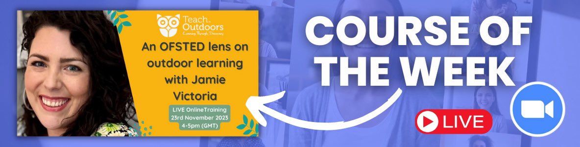 MyCPDGroup's tweet photo. Title: An OFSTED lens on outdoor learning with Jamie Victoria an Education Consultant

Date/Time: 23rd November 4-5pm

Audience: SLT, teachers, Outdoor Leads

Book now: 
https://t.co/XXqxcYGOMB https://t.co/3xSKrRVYP1