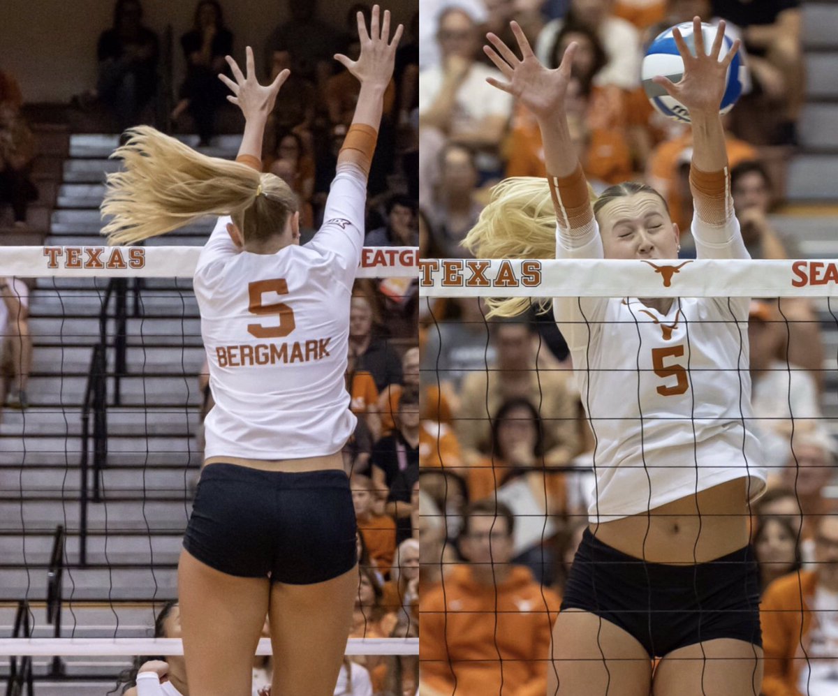 BrightsideM's tweet photo. Bella Bergmark 🇺🇸🏐
(Zehra has now competition)
#Texas #Volleyball #HookEm #Bergmark #BrightsideGirls https://t.co/c7kMpSnb08