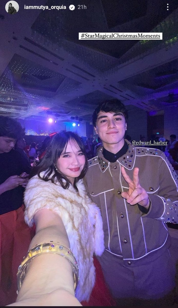 flyer_chavz's tweet photo. [Mutya and Edward's IGS]

@Barber_Edward_ | #EdwardBarber
#StarMagicalChristmas2023 https://t.co/z4JrNpzUS5