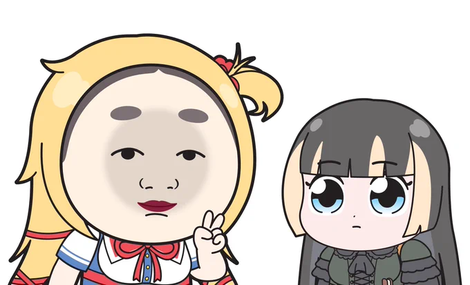新人ちゃんのツラを借りてみた#はあとart#らでん似絵 
