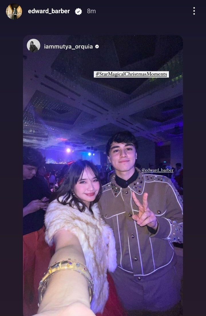 flyer_chavz's tweet photo. [Mutya and Edward's IGS]

@Barber_Edward_ | #EdwardBarber
#StarMagicalChristmas2023 https://t.co/z4JrNpzUS5