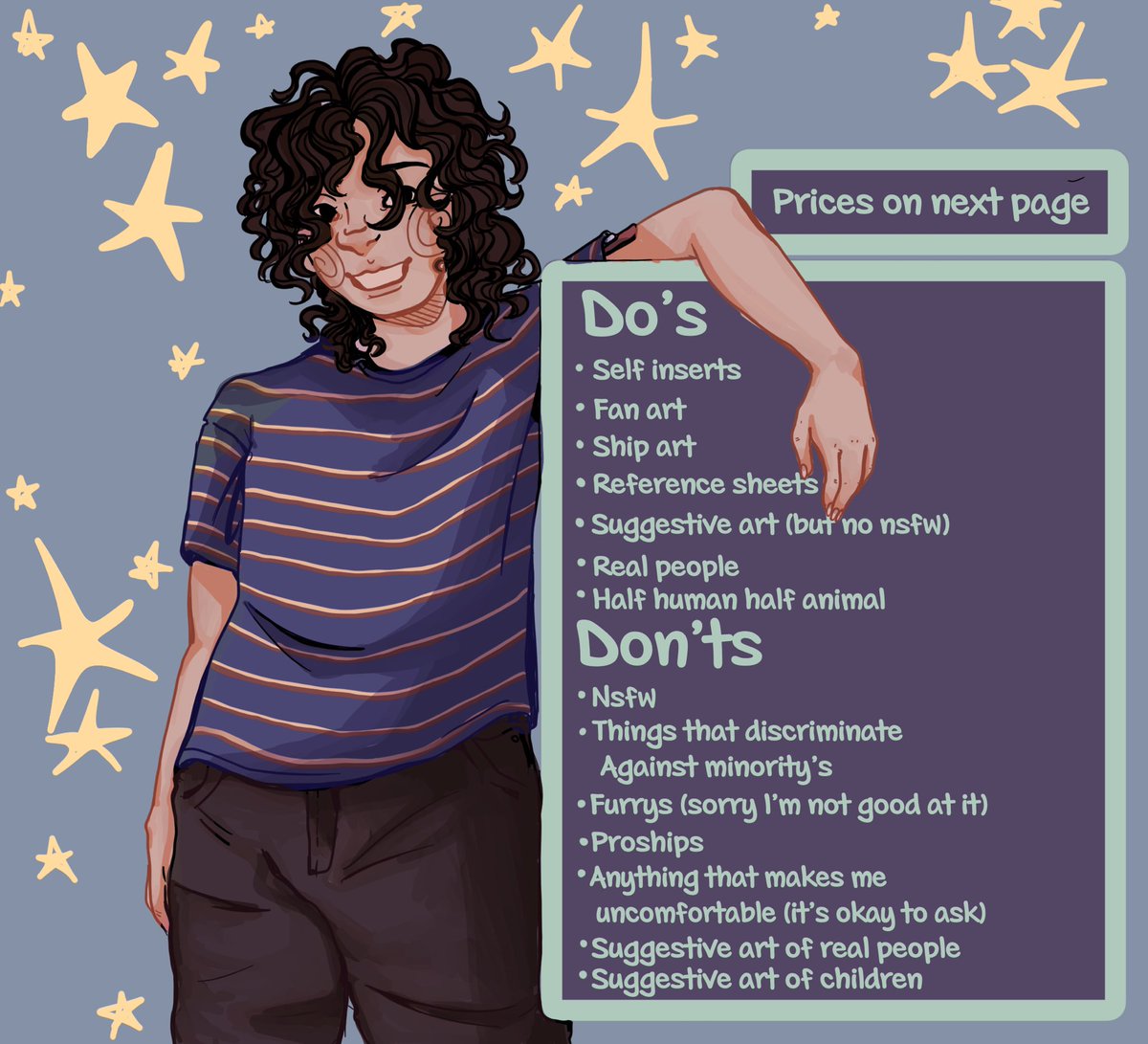 Raythedumbenby7's tweet photo. My commissions are open now for very cheap! I’m trying to earn money for myself as a young artist with a chronic illness, and commissions will be GREATLY appreciated!!

#artcommissions #commisionsopen #youngartist #art #digitalart #digitalcommissions https://t.co/0WCLeezbDW