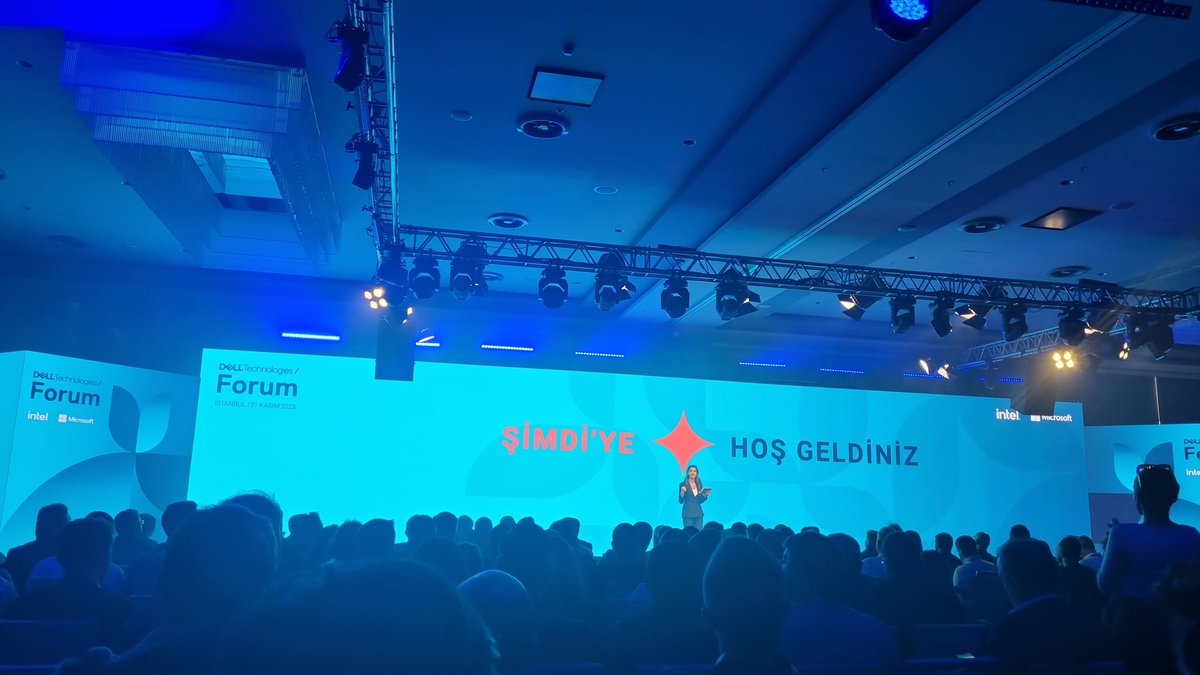 #delltechforum inovasyon dolu bir gune başladık. #Dell  <a href="/DellTechTurkey/">DellTechTurkey</a> <a href="/batuhandemirdal/">Batuhan</a>