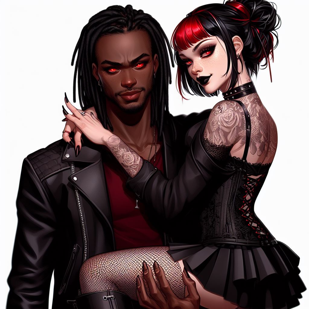 Ladyblackhartt's tweet photo. Just some art of ma characters shipped with ma friends characters <3 #Roleplay #Art #Demons #Ocs #Discord #Stories #OcCouples https://t.co/sJ691I7RTI