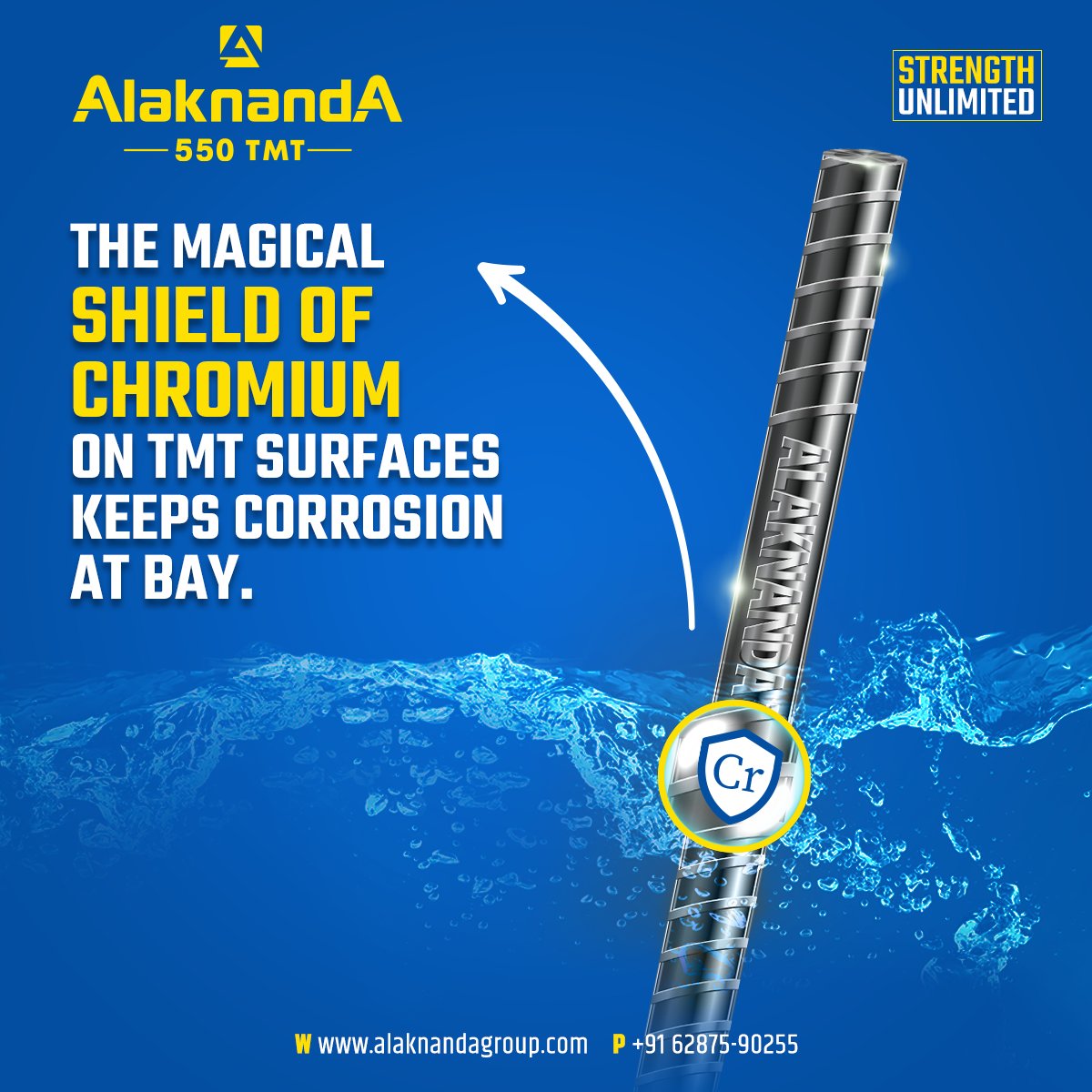 alaknandatmtbar's tweet image. 𝐂𝐡𝐫𝐨𝐦𝐢𝐮𝐦 forms a thin, protective layer on the surface of the steel that prevents corrosion. Say goodbye to rust and hello to 𝐝𝐮𝐫𝐚𝐛𝐢𝐥𝐢𝐭𝐲 𝐰𝐢𝐭𝐡 𝐀𝐥𝐚𝐤𝐧𝐚𝐧𝐝𝐚 𝐓𝐌𝐓.

#Chromium #Strongstructure #Highqualitysteel #Strengthunlimited #AlaknandaTMT