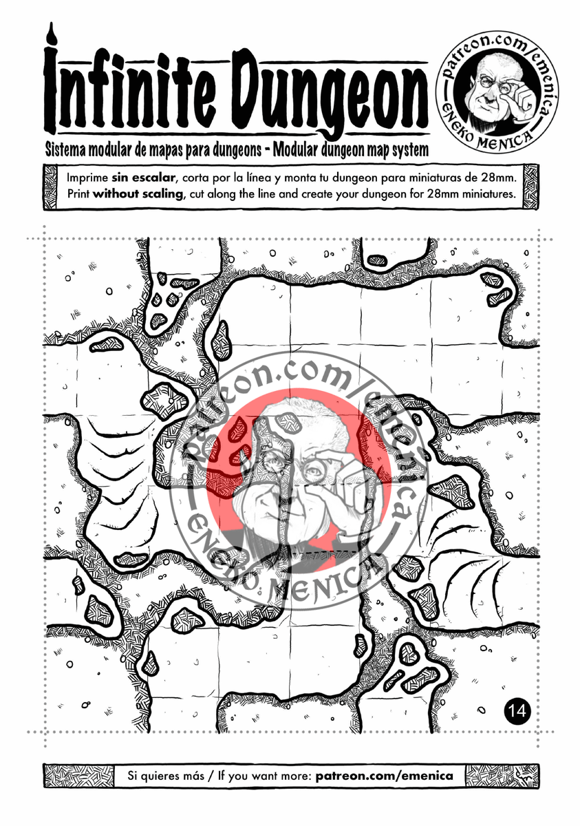 emenica's tweet photo. Una nueva loseta para #InfiniteDungeon... y van 14.
Si os gustan los mapas de dungeons y queréis poder montarlos sobre la marcha en vuestra mesa de juego, esto es lo que buscabais.
https://t.co/VSEJCpZLSk https://t.co/Rodr1sXQk4