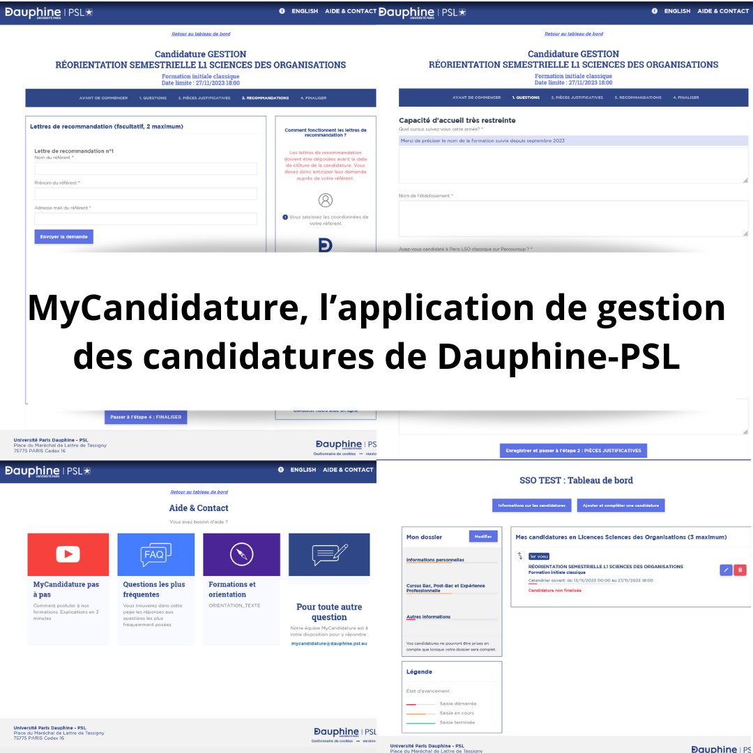 Nous sommes ravis d’avoir une nouvelle fois accompagné notre client <a href="/Paris_Dauphine/">Université Paris Dauphine - PSL</a> (merci !) pour la refonte de sa plateforme de gestion des candidatures.
Cliquez ici pour connaître les détails de ce projet 👉shorturl.at/juIV3