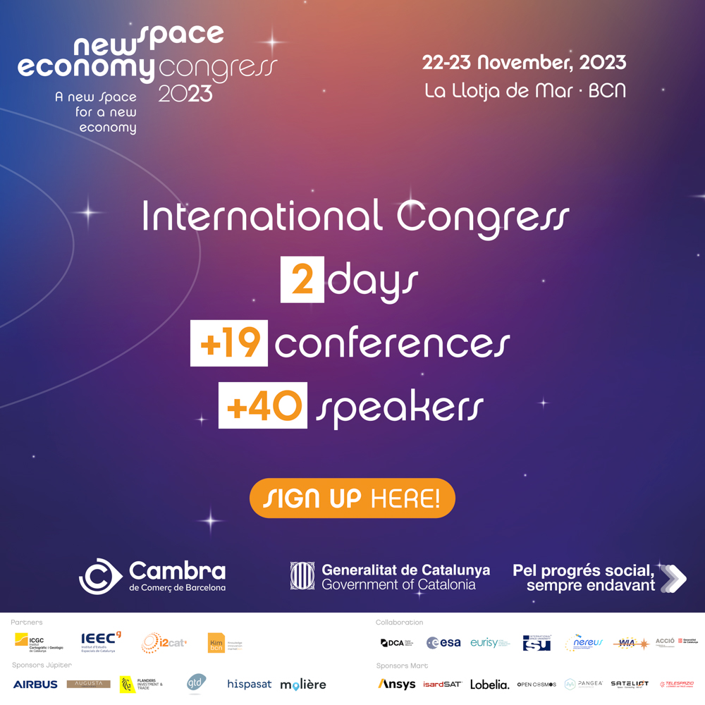 i2CAT's tweet image. 🚀The #New Space Congress is back!
🗣️@PolGuixe, #i2CAT&apos;s #SpaceComms innovation director, moderates &quot;Interstellar shields: the intersection of Cybersecurity &amp;amp; Space Communications&quot; on 22/11 at 12:45h
➡️ow.ly/BIW350Q9ssu
@CambraBCN @tic @IEEC_space @ICGCat @KIM_global @i2CAT