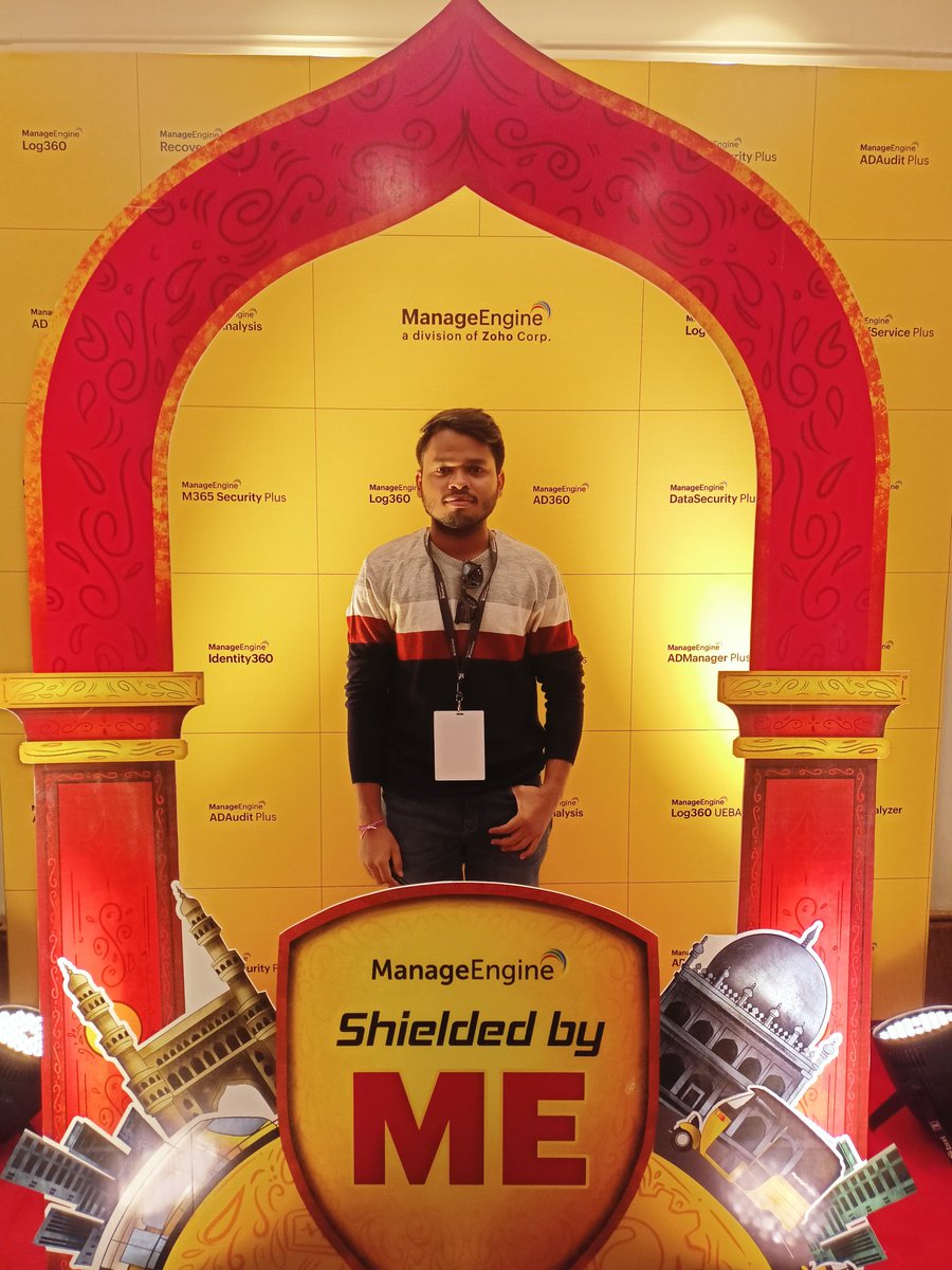 sriram_parisa's tweet photo. It was a wonderful event by #ManageEngine.
Also the venue in #ITCkakatiya. I learnt a lot and also signed up for further products in #ZOHO #ManageEngine.
Thanks for having me
#ShieldedByMe #ZOHO
#MEShieldSeminar https://t.co/zLcFRCo35J