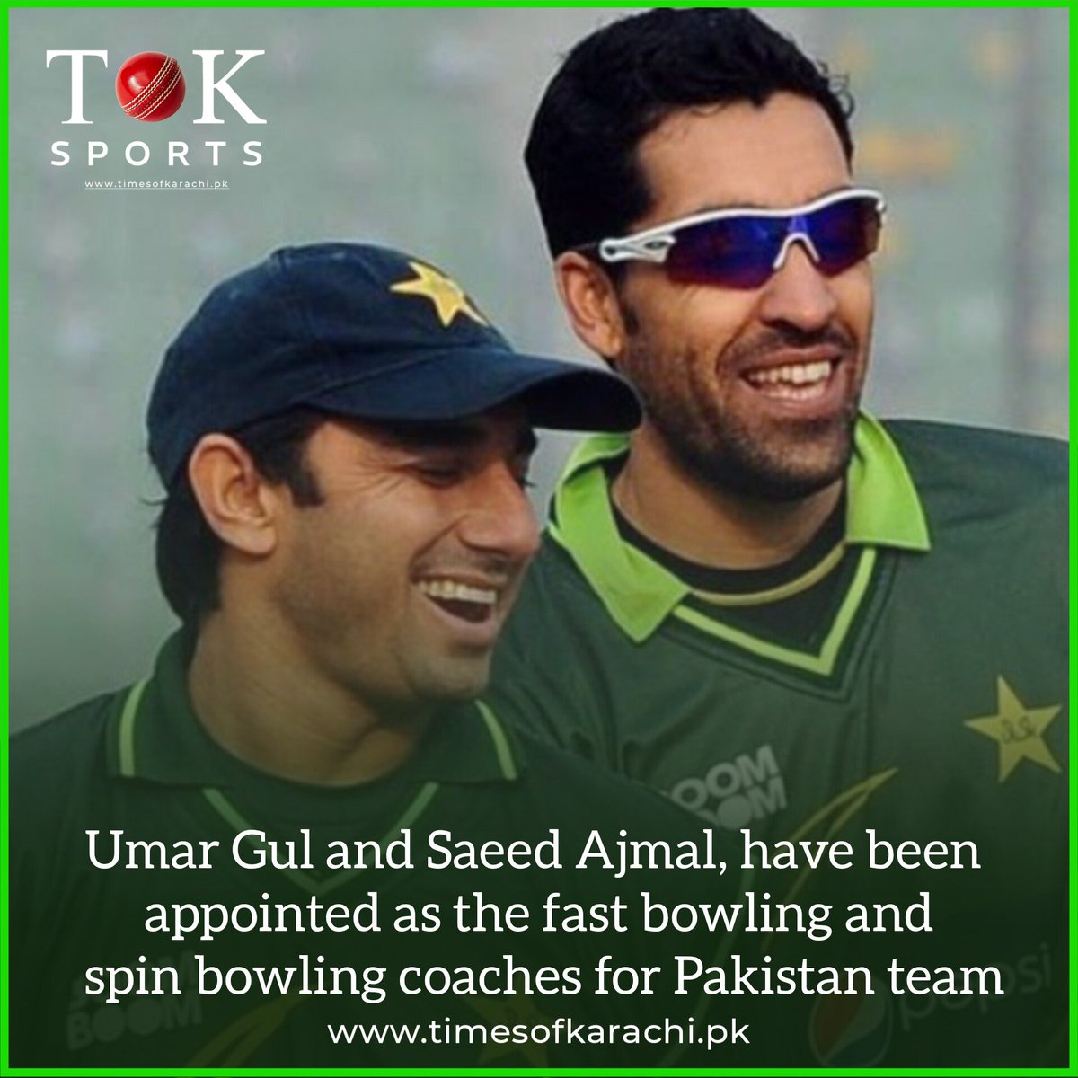 Former Pakistan cricketer Umar Gul and Saeed Ajmal have joined the national men’s side as the fast-bowling and spin-bowling coaches of Pakistan team

#TOKSports #UmarGul #SaeedAjmal