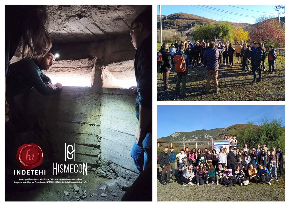 El viernes desde <a href="/HISMECON_ULE/">Historia y Memoria Contemporánea</a> acompañamos a alumnos del IES Valles del Luna a conocer vestigios de la #GuerraCivil en #FrenteNorte, La Pola de Gordón #LeónEsp <a href="/altobernesgabio/">Alto Bernesga Biosfera</a>
En #ExpoCiencia2024 de <a href="/unileon/">Universidad de León</a> ofertaremos este tipo de actividades #extraescolares para #institutos