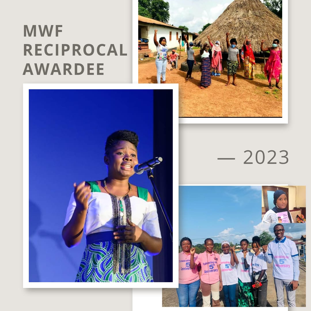 It's great news day! 🥳🥳💃🏾💃🏾💃🏾

I'm thrilled to announce that we've been awarded the 2023 MWF Reciprocal grant to partner with US professionals and Sierra Leonean girls and young women in a short-term project. Stay tuned for more detail. 
#JESUSdid 
#MandelaWashingtonFellowship