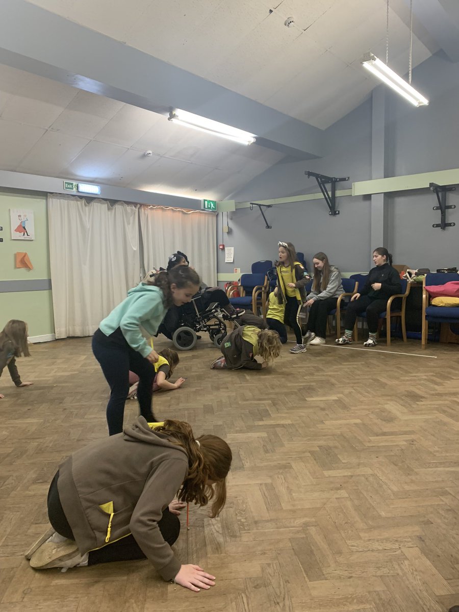 Last night we started a Challenge Badge celebrating 50 years of Girlguiding West Yorkshire. 
One challenge was moving 50 peas from one side of the room to the other without using our hands. It was harder than we thought!!