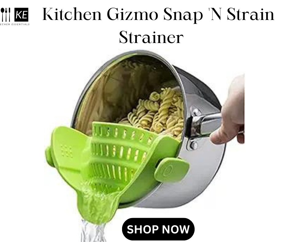 Kitchen Gizmo Snap 'N Strain Strainer#KitchenGadgets
#CookingEssentials
#KitchenTool
#InnovativeKitchen
#KitchenHacks
#StrainerLife
#SaladSensation
#ChefMode
#HealthyChoices
#FoodieFaves𝐜𝐨𝐧𝐭𝐚𝐜𝐭 𝐮𝐬:𝟎𝟎𝟗𝟐𝟑𝟐𝟕𝟑𝟔𝟗𝟕𝟕𝟗𝟓
𝐖𝐄𝐁𝐒𝐈𝐃𝐄:kechenessentials.com