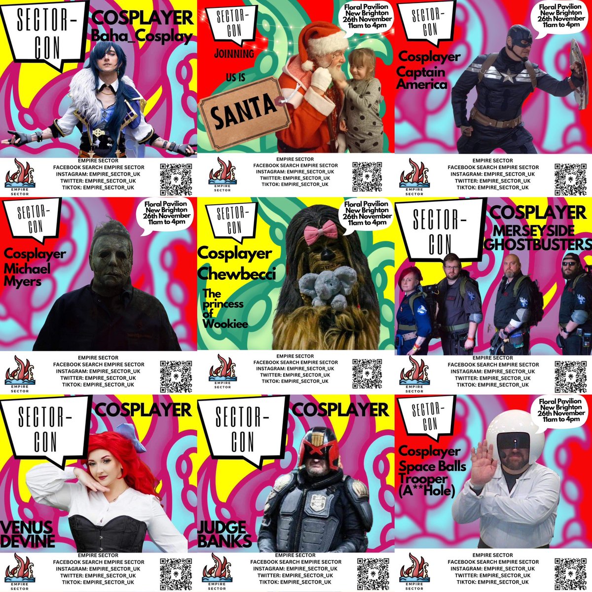 Look at all these cosplayers