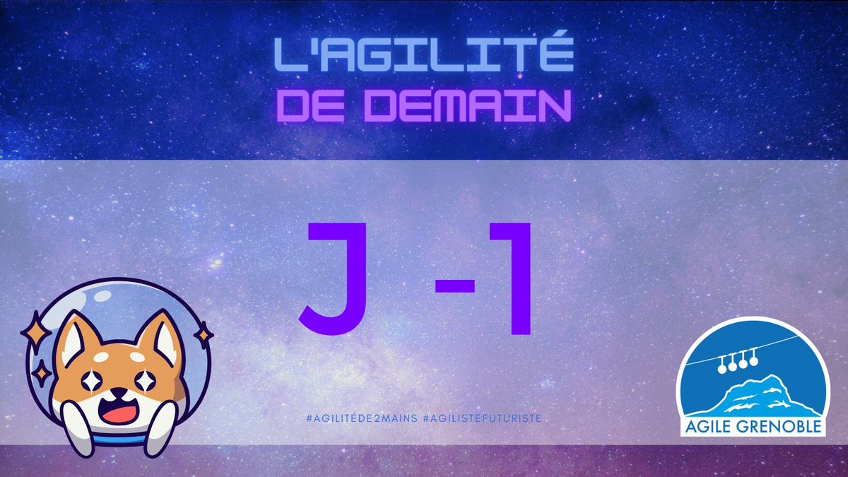 L'Agile Grenoble 2023, c'est déjà demain 
Pensez à préparer votre billet  et rejoignez nous pour la keynote de Claude Aubry à 8h30 sur l'agilité de la décroissance 🌳
Le reste du programme est sur notre site afin de bien organiser votre journée : lnkd.in/eHQtJNuM