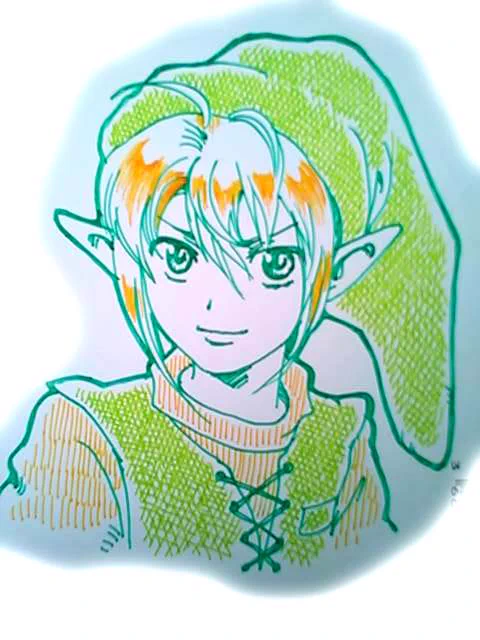 時のオカリナ25周年おめでとうございます 自分は8年程前に3DS版でプレイしました。嵐の歌が好き  リンクくん過去絵再掲(コスチュームは色々ごちゃ混ぜ) #時のオカリナ #ゼルダの伝説