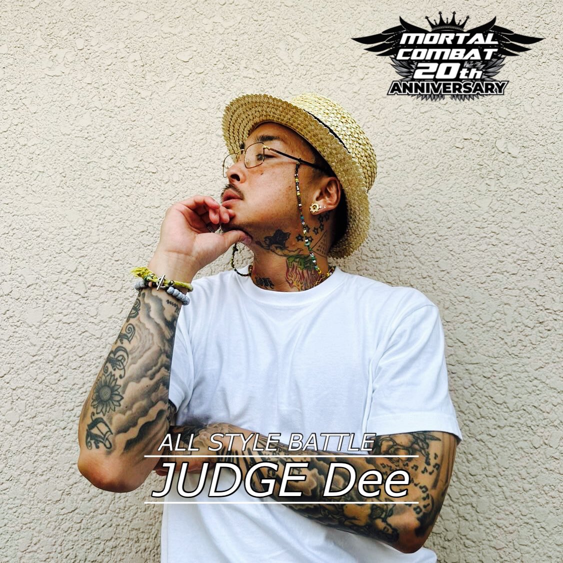 mortalcombat_jp's tweet photo. MORTAL COMBAT 20th ANNIVERSARY

ALL STYLE CREW BATTLE
JUDGE
Dee🇯🇵 (D-BLAST)

日程：
2023年12月3日(日)

会場：
KIITO(デザイン・クリエイティブセンター神戸)

エントリー：
https://t.co/Zlq8NP22Lf

観戦：
https://t.co/eZKldPWQjv https://t.co/CwL7yumA1H