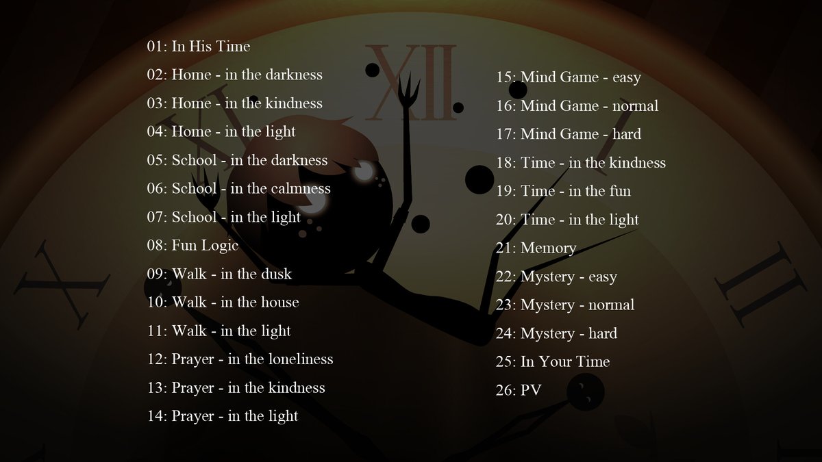 kodanshaGCL's tweet image. GCL2期生の@Yona_unltbさんが開発した #InHisTime のサントラが発売となりました！@SukimaTsurugiさんが手がけ、ゲームを彩った26曲を収録！発売から1週間は30％off！
ゲーム本編も本日からの #Steam オータムセールで30%offとなっております。ぜひこの機会にInHisTimeの世界に触れてください！