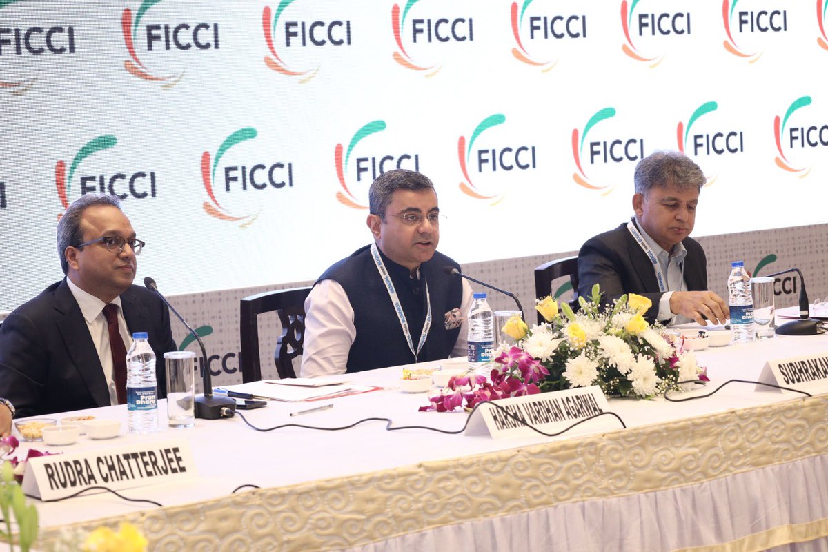 ficci_india's tweet photo. FICCI President Mr @subhrakantpanda  addresses the Special Meeting of Executive Committee Members in Kolkata today. The meeting is being organized on the sidelines of the 7th Bengal Global Business Summit. FICCI is the industry partner for #BGBS https://t.co/HaNYaWwTf7