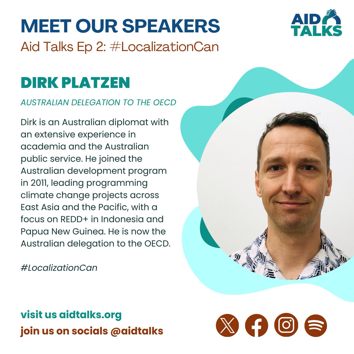 aidtalks's tweet image. 📣 The next episode of #AidTalks is just around the corner! 

Meet Chilande Kuloba-Warria of @Warandeadvisory and Dirk Platzen from @OECDdev who will talk about how #LocalizationCan serve as a tool to forward people-centered development✊🏼