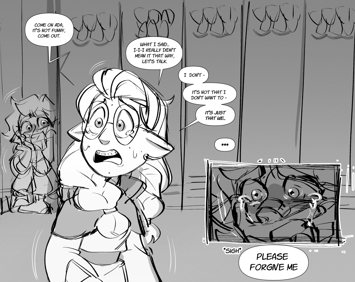 I'm amazed at how many masochists want to see drama in this au, haha. First Raine and now them, i want to be the joke and you want angst, my gosh-
And yes, Ada takes the dubious prize for being the first to be rejected by Regina.