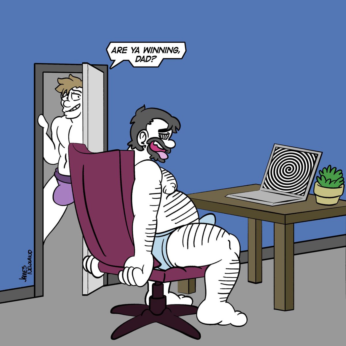 SpacePupSilver's tweet photo. It’s still HypNovember!
Place your daddy/handler/husband in front of a spiral and tell him it’s a video game (results may vary)
D.2021 https://t.co/J3dC2bK49l